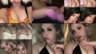 Sariixo Onlyfans Leaks – Masturbate with Vibrator on Bed Orgasm